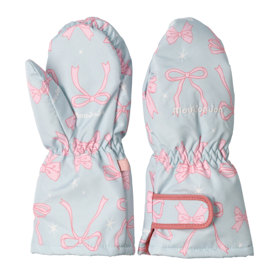 moujonjon ハート・リボン総柄スノーグローブ