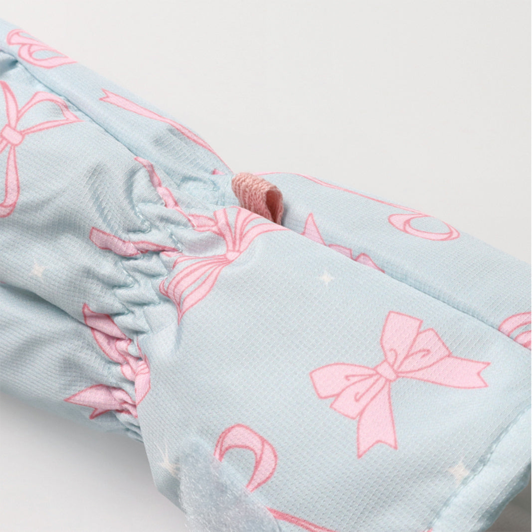 moujonjon ハート・リボン総柄スノーグローブ