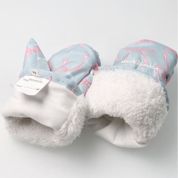 moujonjon ハート・リボン総柄スノーグローブ