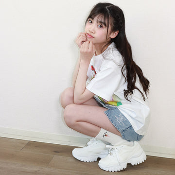 RiCO SUCRE モンチッチ 半袖Tシャツ