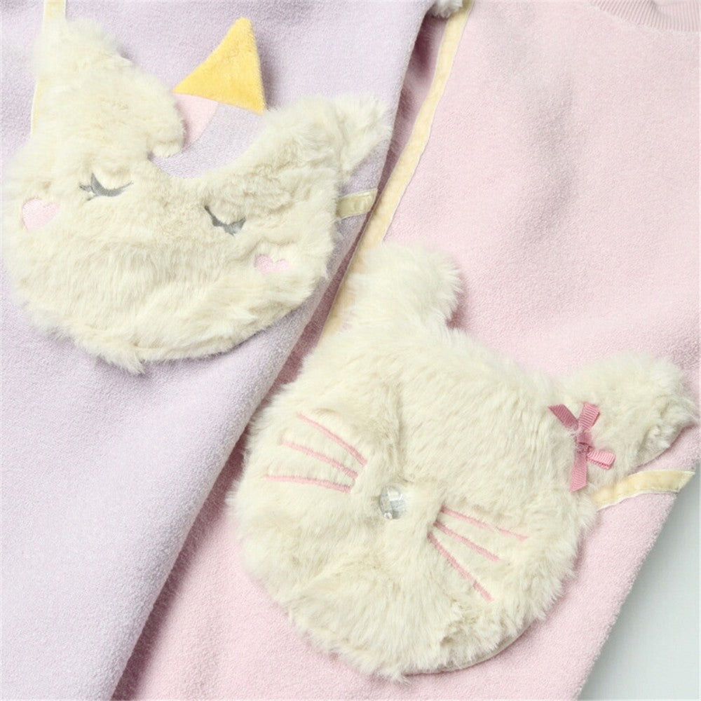 crescent ボアポシェット ブークレー裏起毛ワンピース 80 90 100 110 120 130cm
