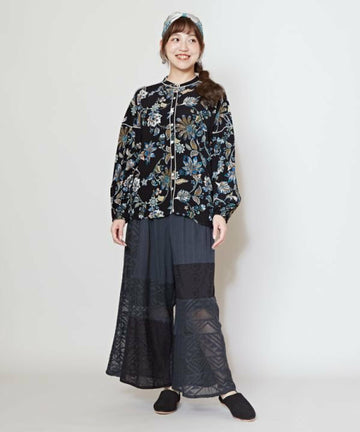 Amina/ids5127/レリーアパンツ/khaki チャイハネ CAYHANE