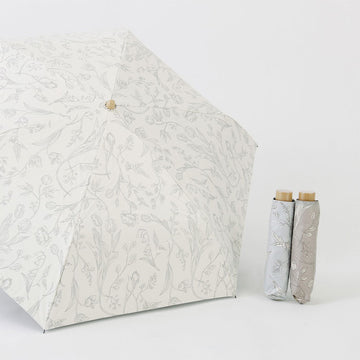 日傘 軽量 折りたたみ 完全遮光 レディース  晴雨兼用