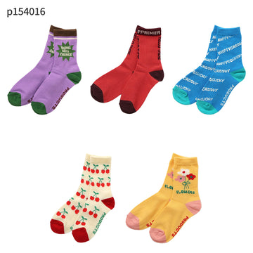p.premier イロチ買いしたいバリエーションデザインソックス