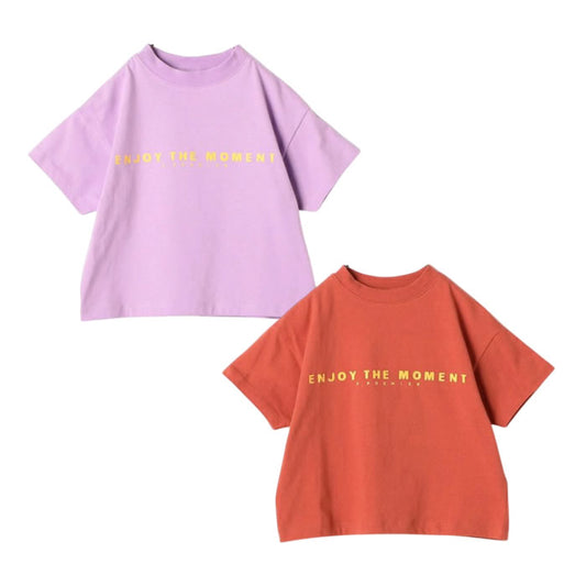 イロチ買いしたいシンプルロゴプリント半袖Tシャツ