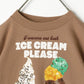 どっちもちょーだいアイスグラフィックTシャツ