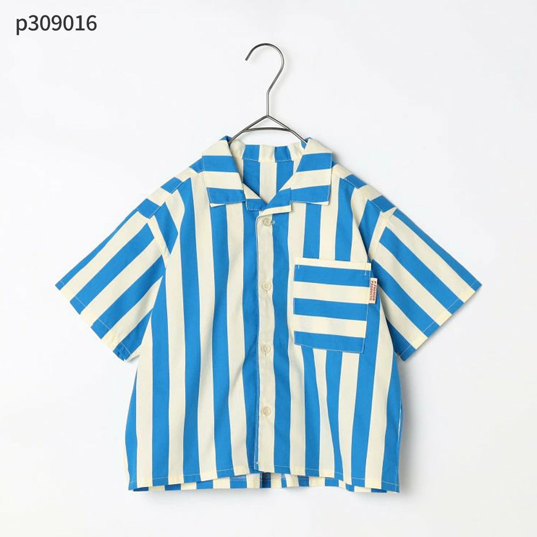 P.premier イロチ買いしたい総柄半袖開襟シャツ