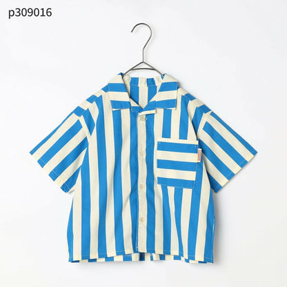 P.premier イロチ買いしたい総柄半袖開襟シャツ