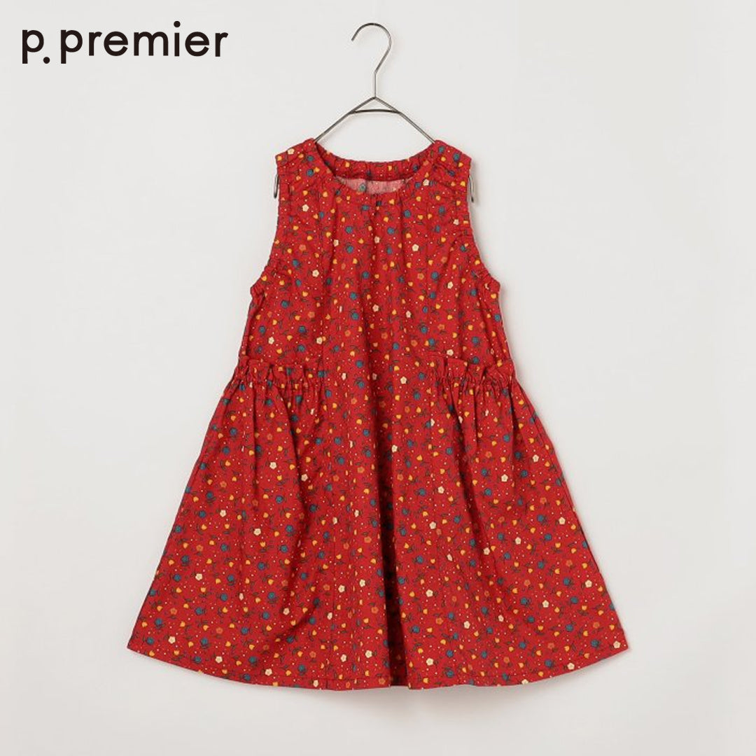 p.premier イロチ買いしたい総柄フレアワンピース