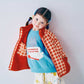 p.premier ボア リバーシブルアウター キッズ 子供服 男の子 女の子 フードなし 80 90 100 110 120 130 140 レッド