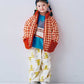 p.premier ボア リバーシブルアウター キッズ 子供服 男の子 女の子 フードなし 80 90 100 110 120 130 140