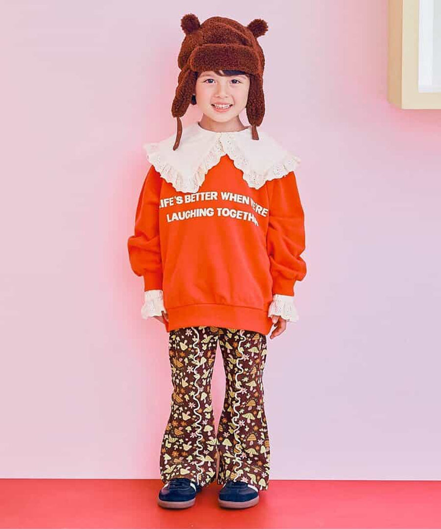 p.premier 選べる2タイプイロチ買いしたい総柄フレアパンツ