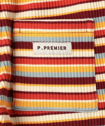 p.premier イロチ買いしたいボーダーストレッチリブレギンス