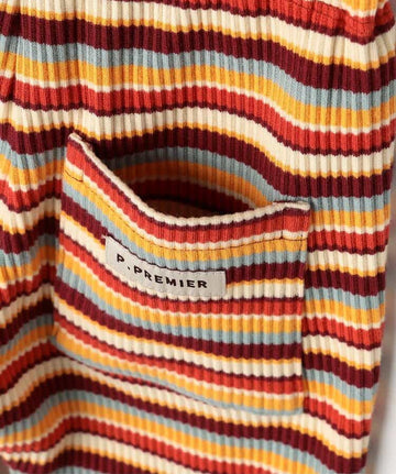 p.premier イロチ買いしたいボーダーストレッチリブレギンス