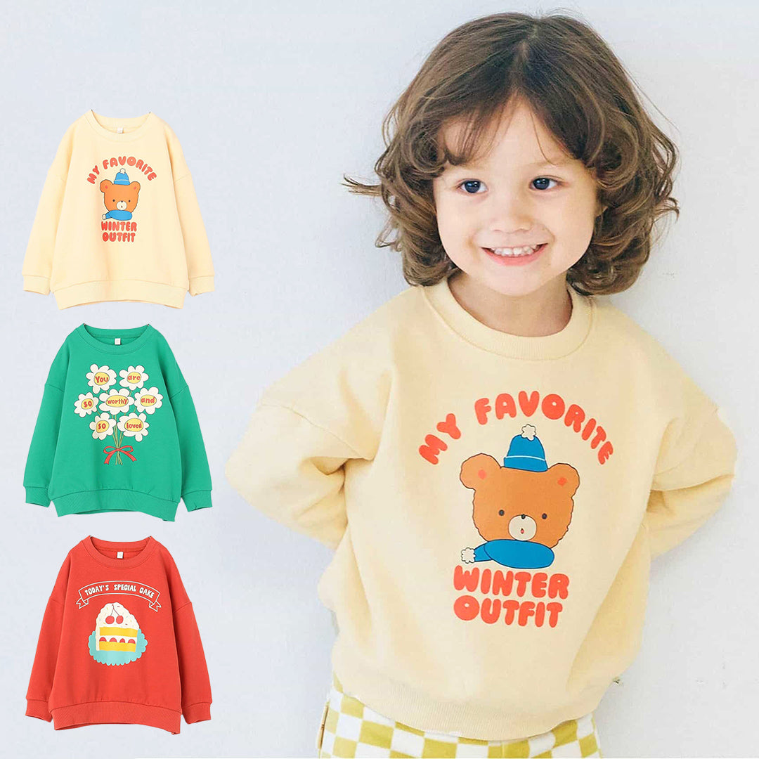 オラ♡フッ♡ 女の子衣類120～140センチ ヒオリエ キッズラップタオル ガーゼ スイーツ柄 サーカス柄 電車柄