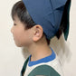 Apron for children, kids, bandana set, easy to use, stylish, for school lunches, Velcro, for boys and girls, 120cm, 130cm, for nursery school, for elementary school students, 100% cotton, free shipping