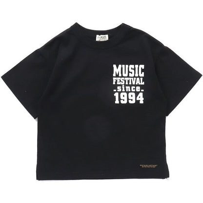 F.O.KIDS MUSIC FES　バックプリントTシャツ 撥水加工