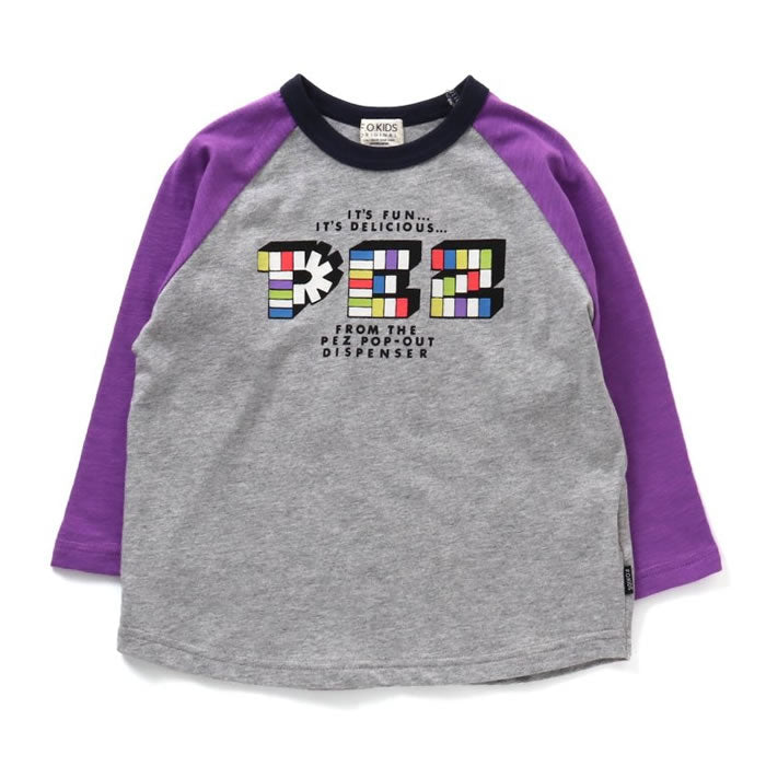 F.O.KIDS PEZコラボ　ラグラン長袖Tシャツ