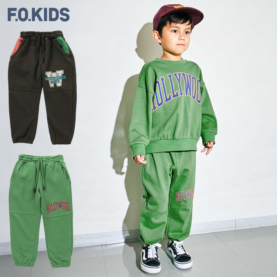 F.O.KIDS カラバリグラフィックパンツ 10分丈