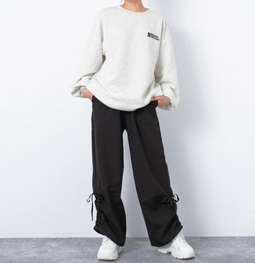 RiCO SUCRE ギャザードロストボンディングパンツ