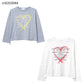 RiCO SUCRE ハートシャーリングロングTシャツ