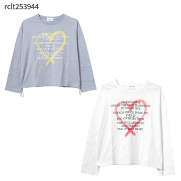 RiCO SUCRE ハートシャーリングロングTシャツ