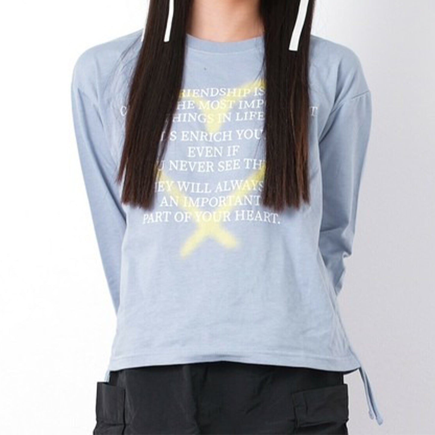 RiCO SUCRE ハートシャーリングロングTシャツ