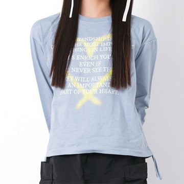 RiCO SUCRE ハートシャーリングロングTシャツ