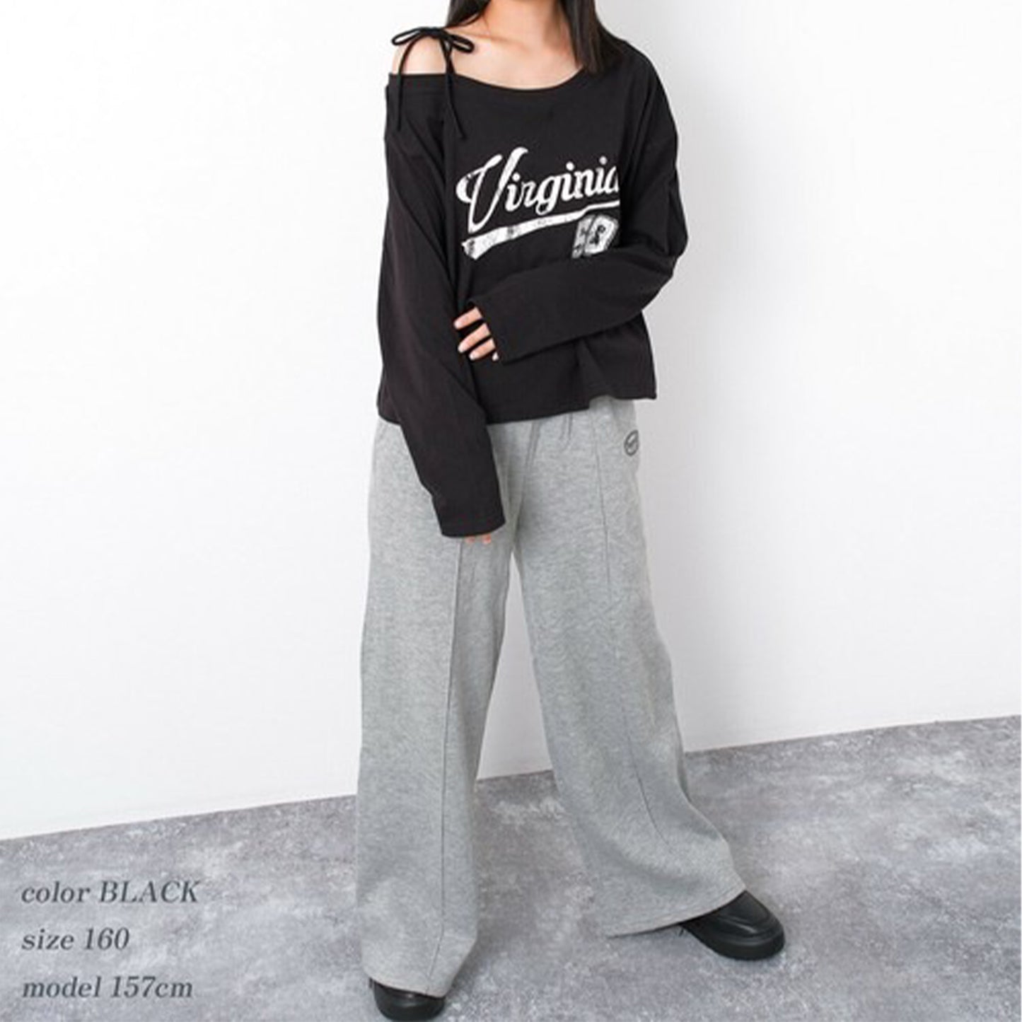 RiCO SUCRE ワンショルロングTシャツ