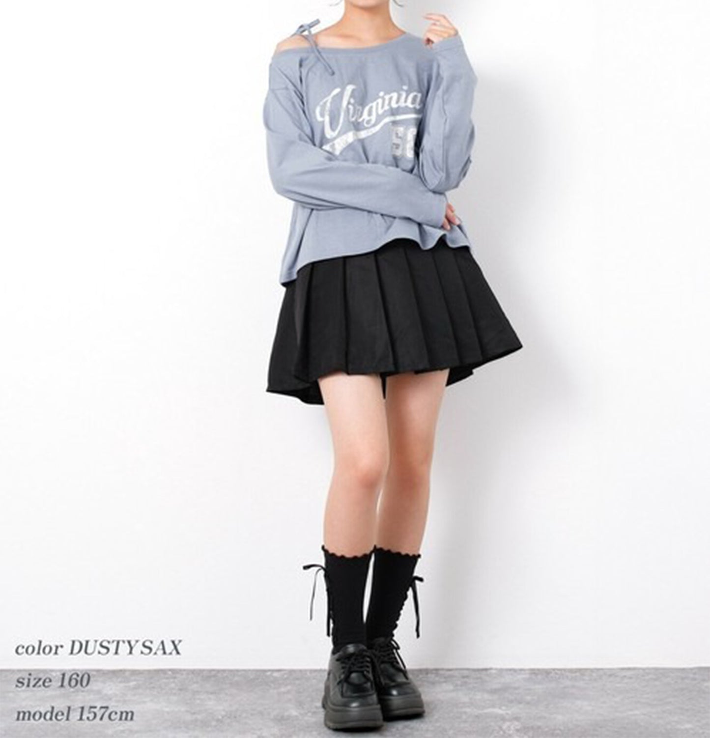 RiCO SUCRE ワンショルロングTシャツ