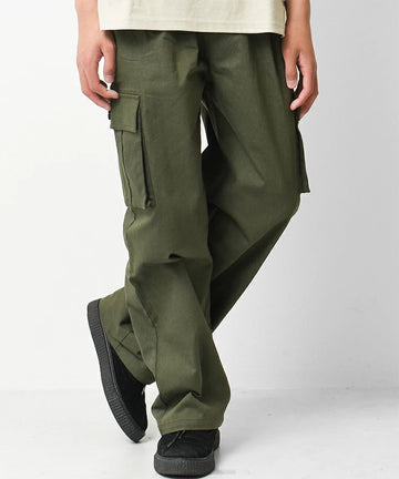 RAT EFFECT ラットエフェクト ワイドタックカーゴパンツ