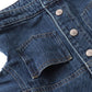 SERAPH puff sleeve denim jacket