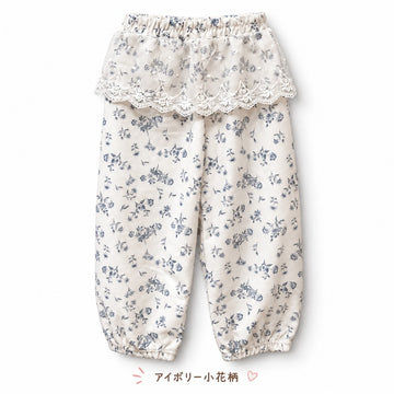 アイボリー小花柄