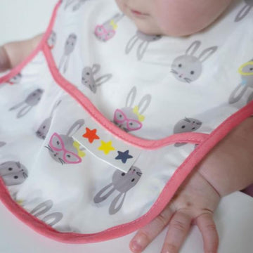 お食事エプロン ポケット付き 袖なし 半袖