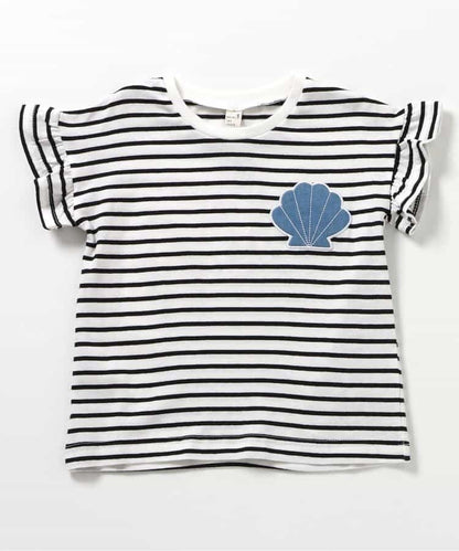 apres les cours アソートモチーフ・ポケットTシャツ