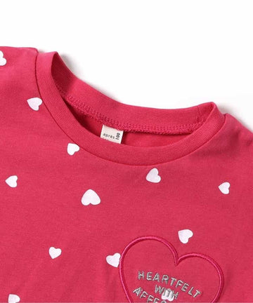 apres les cours アソートモチーフ・ポケットTシャツ