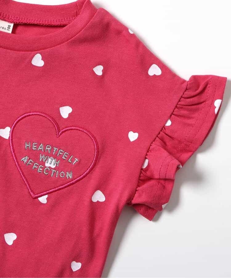 apres les cours アソートモチーフ・ポケットTシャツ