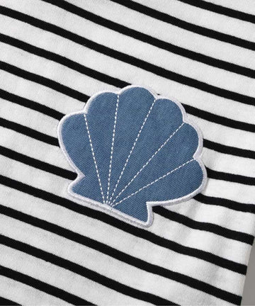 apres les cours アソートモチーフ・ポケットTシャツ