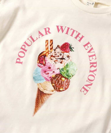 apres les cours アソートモチーフ・ポケットTシャツ