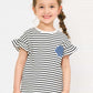 apres les cours アソートモチーフ・ポケットTシャツ
