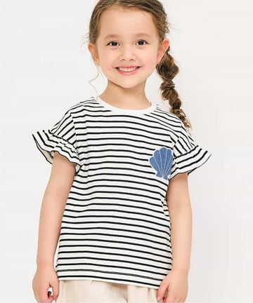 apres les cours アソートモチーフ・ポケットTシャツ