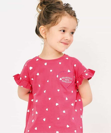 apres les cours アソートモチーフ・ポケットTシャツ