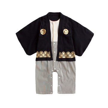 ひな祭りや記念撮影に♪ベビー袴ロンパース