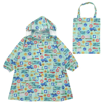 乗り物柄グリーンgr/s