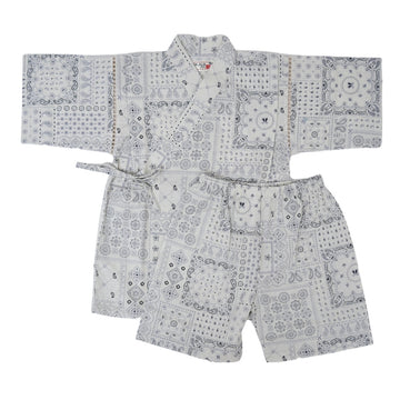 ペイズリー柄/ホワイト