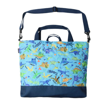 Kids Foret ユニコーン・恐竜・働く車・苺総柄レッスンバッグ