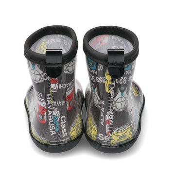 moujonjon ＪＲ電車新幹線柄レインシューズ