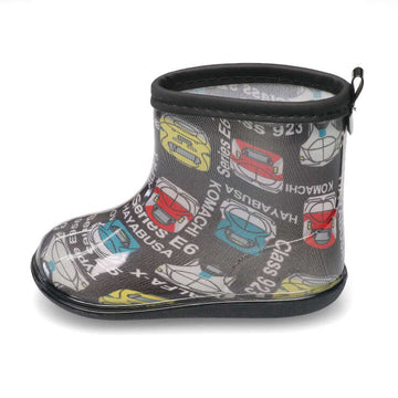 moujonjon ＪＲ電車新幹線柄レインシューズ