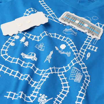 Hungry Heart 電車付け替え仕掛け半袖Ｔシャツ