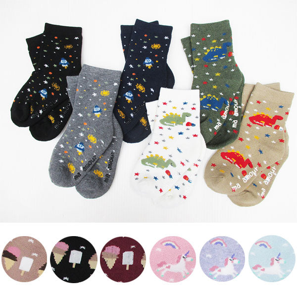 スキーや雪遊びに 暖かパイル靴下 キッズ 子ども ソックス